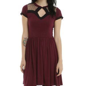 Mesh Keyhole Dress